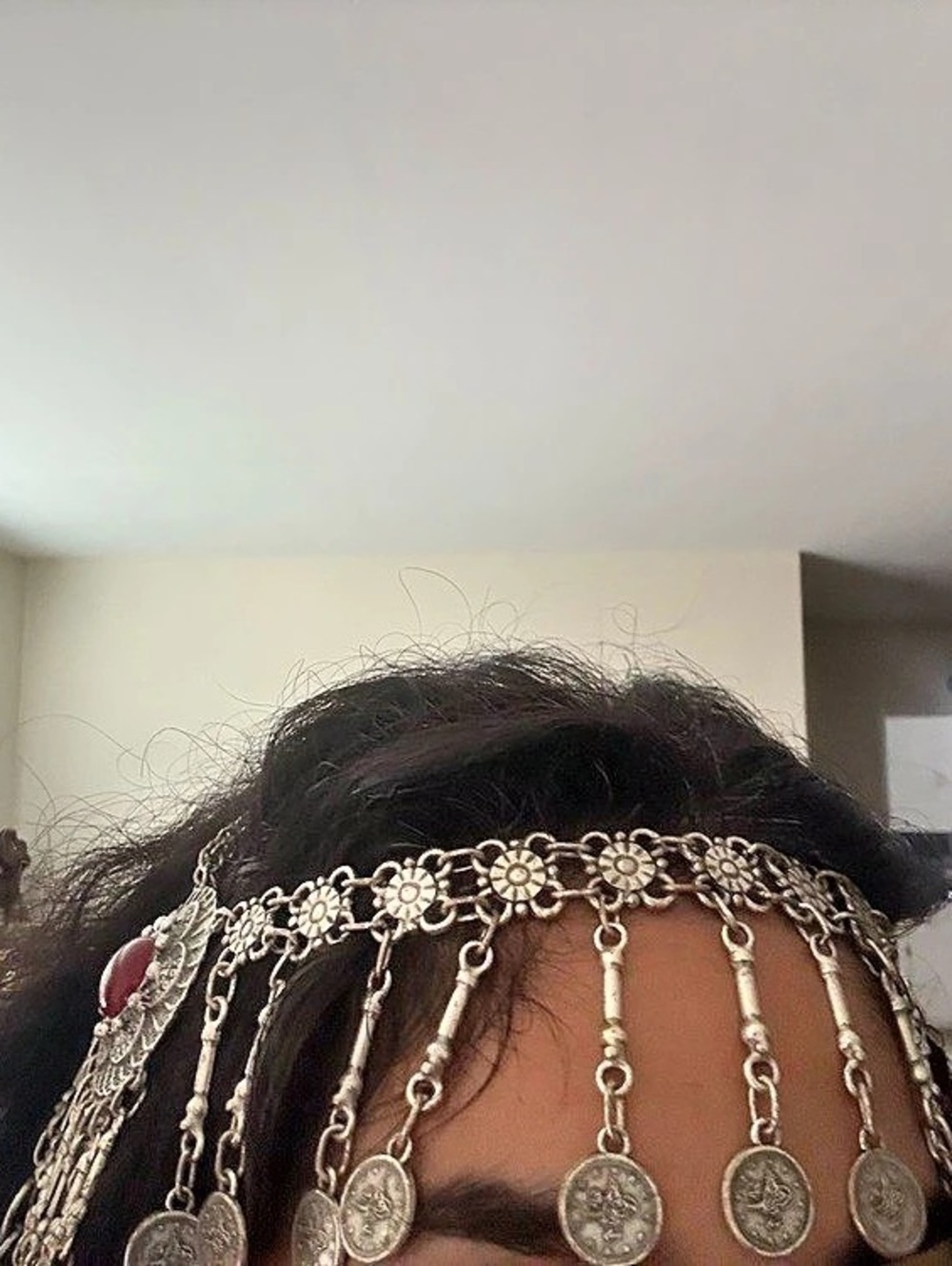 Silver Coin Headpiece